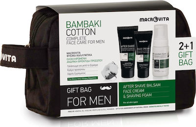 Macrovita Bag Complete Face Care for Men Σετ Ανδρικής Περιποίησης με Κρέμα Προσώπου