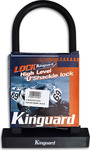 Kinguard L32xW18cm Motorcycle Shackle Lock in Black