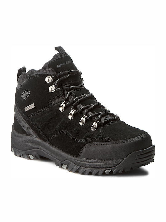 Skechers Relaxed Fit Relment Pelmo Мъжки Планински Gore-Tex Черни