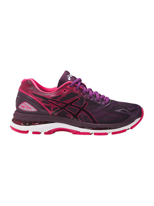 Gel-Nimbus 19 Sport Shoes Running Black / Cosmo Pink / Winter Bloom