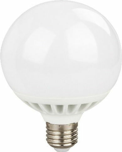 Diolamp Λάμπα LED 13W 95mm για Ντουί E27 και Σχήμα G95 Θερμό Λευκό 1090lm