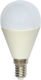 Diolamp Λάμπα LED 7W 93mm για Ντουί E14 και Σχήμα G45 Θερμό Λευκό 630lm