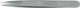 Nippes Solingen Augenbrauenpinzette Stainless Steel Pointed Tweezer 729R Silber