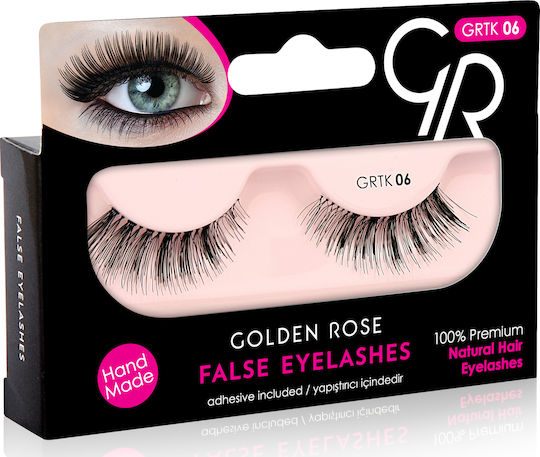 Golden Rose False Lashes in Black color GRTK 06