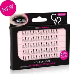 Golden Rose Cluster Lashes Medium 70pcs