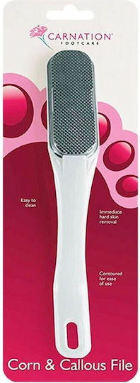 Carnation Corn and Callous File Foot File with Plastic Handle