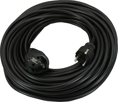 Χαραλαμπίδης Extension Cable Cord 3x1.5mm²/50m Black