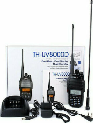 TYT TH-UV8000D Megapack Ασύρματος Πομποδέκτης UHF/VHF 10W με Μονόχρωμη Οθόνη