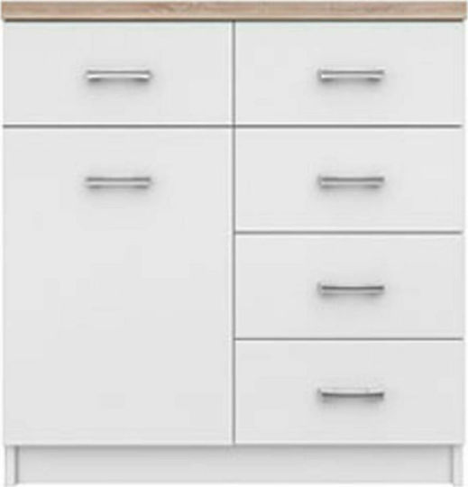 Μπουφές Top Mix Ξύλινος με Συρτάρια 80x33x85cm Μπουφές Top Mix Ξύλινος με Συρτάρια 80x33x85cm