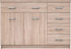 Sideboard Gaby Wooden with Drawers Sonoma 120x33x85cm