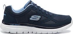 Skechers Burns Agoura Ανδρικά Αθλητικά Παπούτσια Running Μπλε