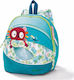 Lilliputiens Georges School Bag Backpack Kindergarten in Turquoise color