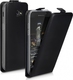 KWmobile Flip Vertikaler Flip Synthetisches Leder Schwarz (Galaxy A5 2017)