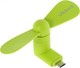 Usams MicroUSB Mini Ventilator De Telefon Mobil Verde