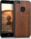 KWmobile Holz Umschlag Rückseite Hölzern Braun (Huawei P10 Lite)