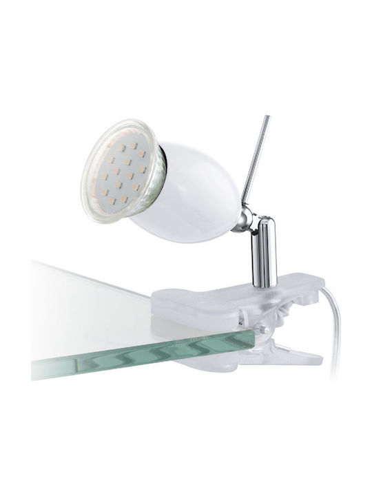 Eglo Banny LED Schreibtischlampe und Clip in Weiß Farbe