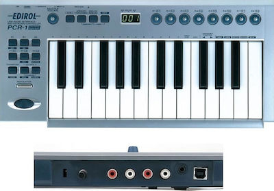 Roland (us) Midi-Tastatur Edirol mit 25 Tasten Blau