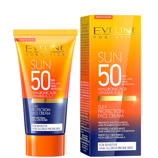 Eveline Крем Слънцезащитен Крем Лице SPF50 50мл