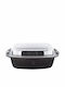 Berlinger Haus Granit Diamond Line Dutch Oven Rectangular Made of Cast Aluminum with Glass Lid 40x22.5cm 1pcs