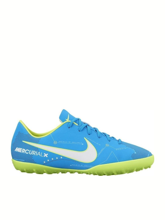 Nike Jr Mercurialx Vctry Vi Njr Tf TF Παιδικά Ποδοσφαιρικά Παπούτσια με Σχάρα Γαλάζια
