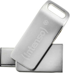 Intenso cMobile Line 32GB USB 3.1 Stick cu conexiune USB-C Argint