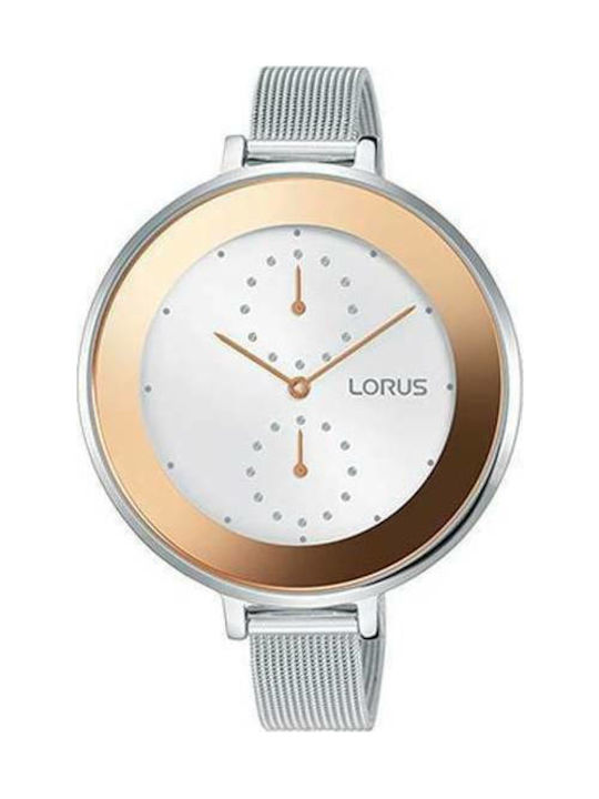 Lorus Uhr mit Silber Metallarmband R3A29AX9
