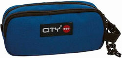 Lyc Sac Pencil Case with 1 Compartment Blue