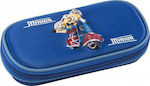 Graffiti Minions 3D Invasion Pencil Case with 1 Compartment Blue