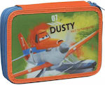 Gim Planes Dusty Pencil Case Full with 2 Compartments Multicolored