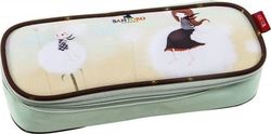 Santoro Kori Kumi Blowing Kisses Pencil Case with 1 Compartment Beige