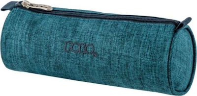 Polo Pencil Case Barrel with 1 Compartment Blue