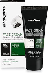 Macrovita Cotton & Hops Men Face Cream Skin Care & Hydration 50ml