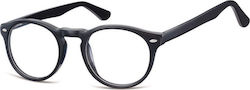 Sunoptic Plastic Eyeglass Frame Black CP148A