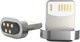 Baseus Stecker Blitzschlag männlich Silber (CALIGHTNG-BLF0S)