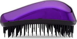 Dessata Bright Edition Classic Chrome Purple Βούρτσα Μαλλιών για Ξεμπέρδεμα