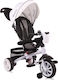 Lorelli Rocket Kids Tricycle Convertible, With Storage Basket, Sunshade & Push Handle for 1.5+ Years White