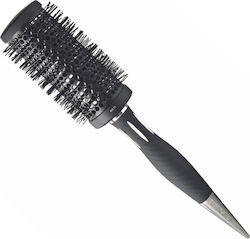 Kent Salon Ceramic Brush Head Четка За коса за Изглаждане Черна 60мм