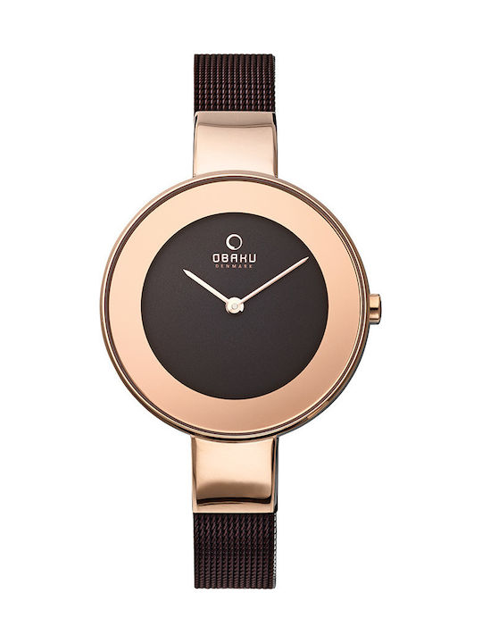 Obaku Ceas cu Negru Brățară Metalică V167LXVNMN