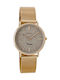 Oozoo Watch with Pink Gold Metal Bracelet C8839