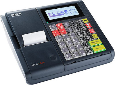 Elzab Jota Plus Cash Register with Battery in Black Color