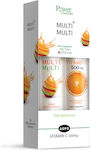 Power Health Multi + Multi with Stevia & Vitamin C Vitamină pentru Energie & Imunitate 500mg Portocaliu 20 file de ef
