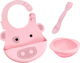 Marcus & Marcus Feeding Set Piglet made of Sili...