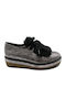 Women's Slip-On Leather Silver