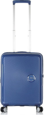 American Tourister Soundbox Spinner Cabin Suitcase H55cm Blue