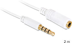 DeLock TRRS 3,5 mm Male-3,5 mm Female 2m 84482