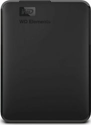 Western Digital Elements Portable USB 3.0 Extern HDD 4TB 2.5" Negru