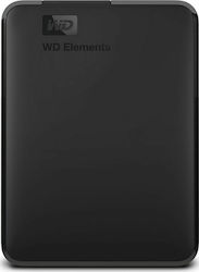 Western Digital Elements Portable USB 3.0 External 2.5" HDD 4TB Black