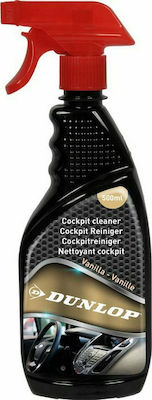 Dunlop Cockpit Cleaner Reinigungsspray für das Armaturenbrett des Autos mit Duft Vanille 500ml