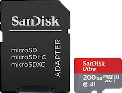 Sandisk Ultra microSDXC 200GB Clasa 10 U1 A1 UHS-I cu adaptor