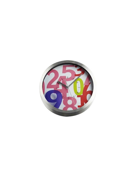 Espiel Wall Clock Metallic ALU108